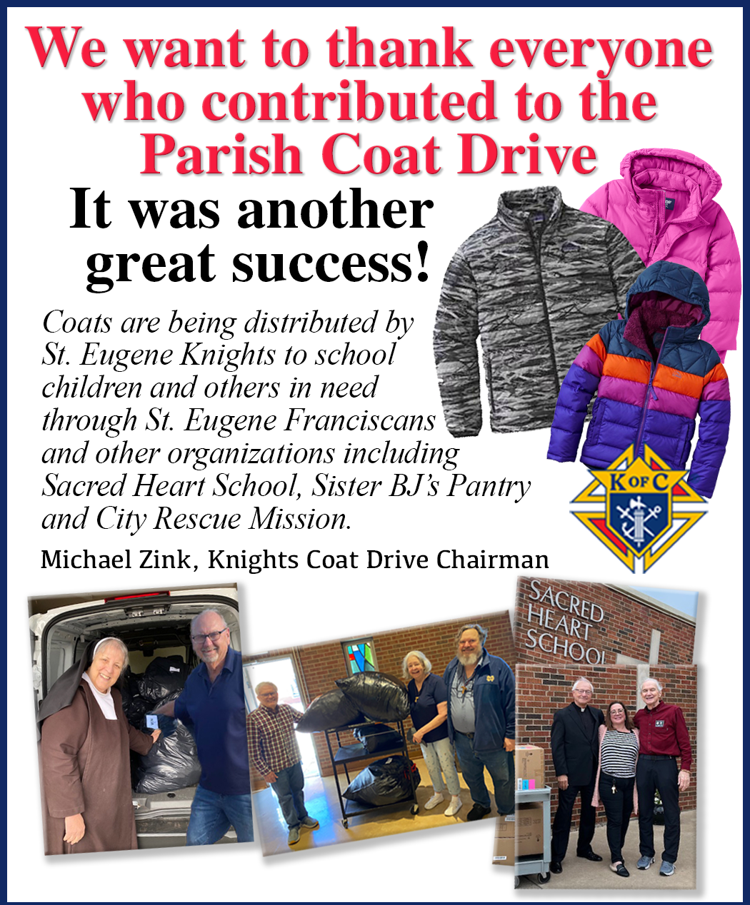 Knights of Columbus St. Eugene Catholic Church OKC Oklahoma City, OK